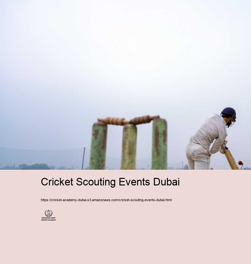 Cricket Scouting Events Dubai