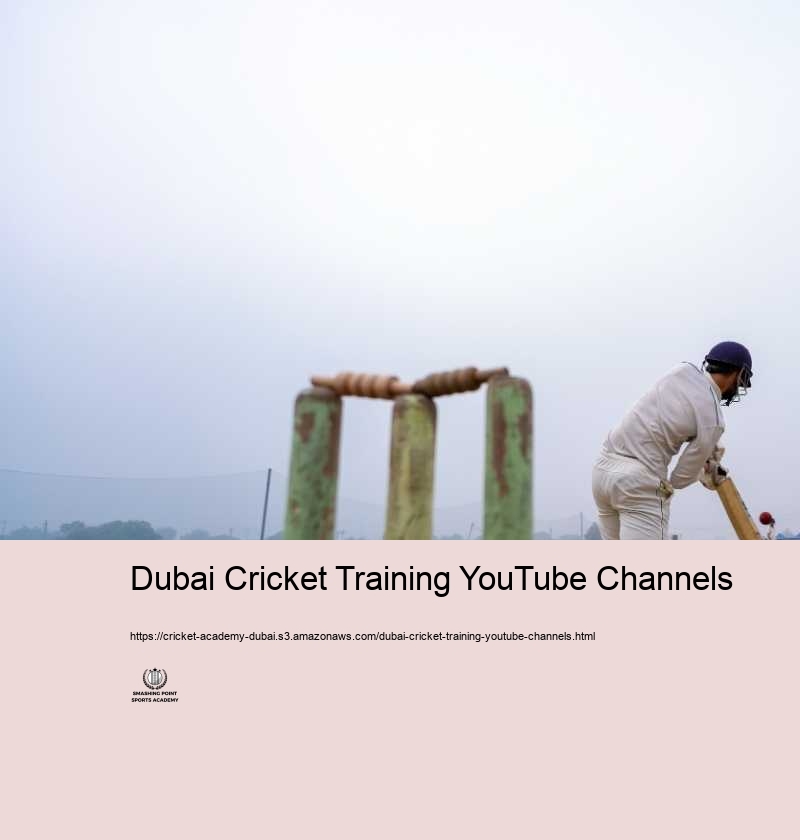 Dubai Cricket Training YouTube Channels